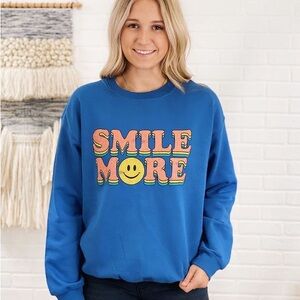 Smile more hoodie